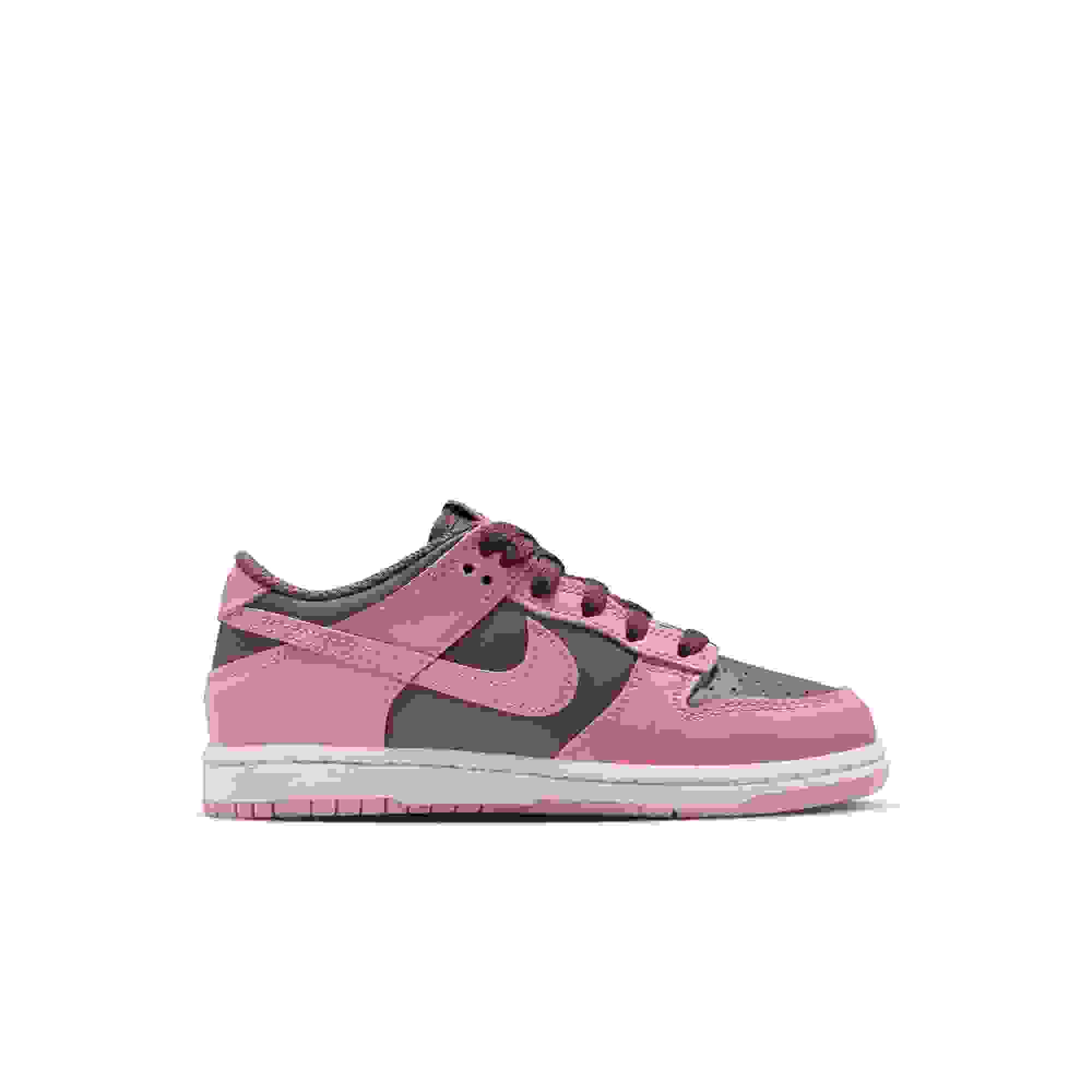 Nike Dunk Low Preschool Girls' "Tattoo/Lt Magenta/Pale Ivory" Shoe